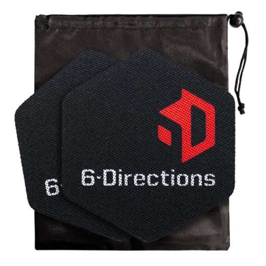 6-Directions 6D Sliding. 2 Sliders with Carry Bag, Träningsredskap