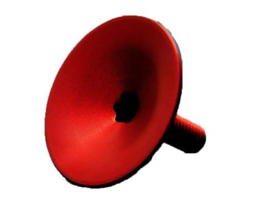 AbsoluteBlack Headset Top Cap | Röd