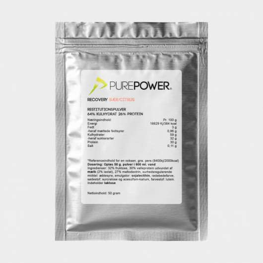 Återhämtningsdryck PurePower Pure Recovery Berries/Citrus, 50 gram