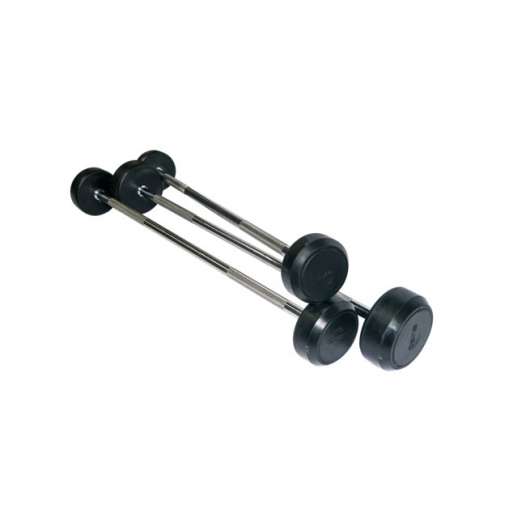 Bauer Fitness Rubber Straight Barbell