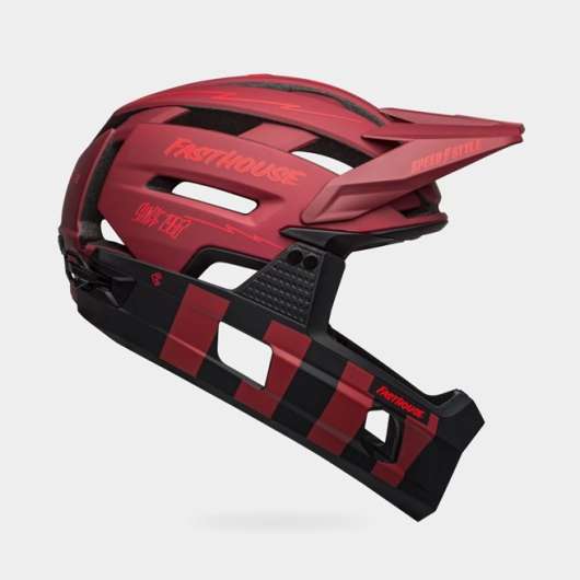 Bell Super Air R MIPS Fasthouse Matte Red/Black, Cykelhjälm