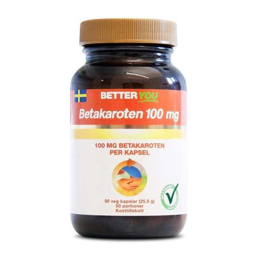 Better You Betakaroten 100 mg, 50 caps, Livsmedel