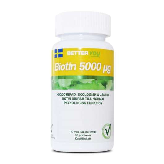 Better You Biotin 5000, 30 caps , Vitaminer