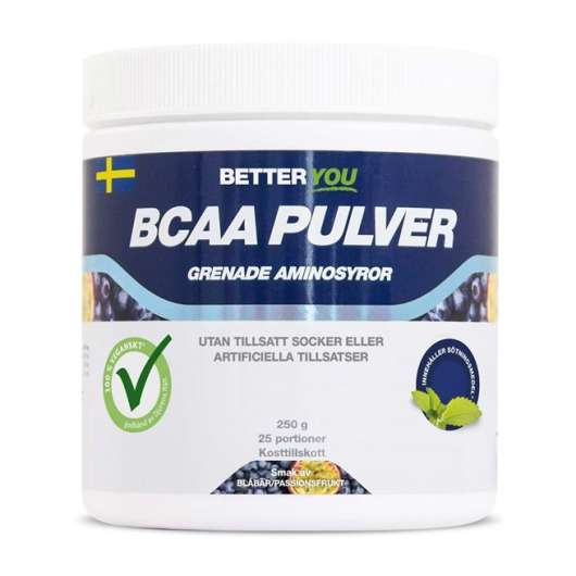 Better You Naturlig BCAA, 250 g, Aminosyror