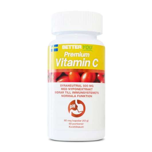 Better You Premium Vitamin C, 60 caps , Vitaminer