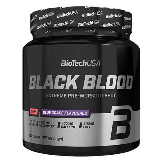 BioTechUSA Black Blood Caf+, 300 g, Prestationshöjare