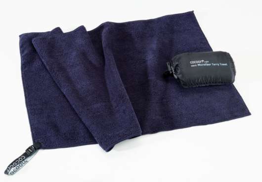 Cocoon Microfiber Terry Towel Light M | Marinblå