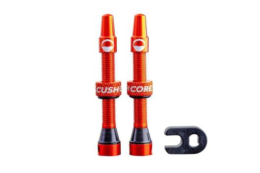CushCore Ventil 44 mm Air Valve Set | Orange Tubelessventiler