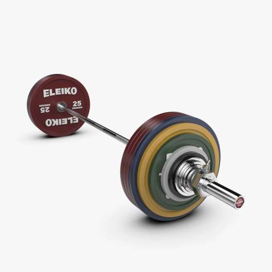 Eleiko IPF Powerlifting Competition Set 285 kg, Viktskiva Järn