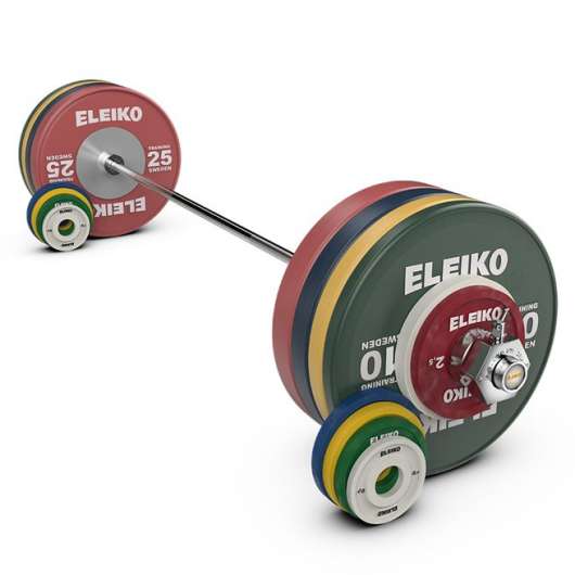 Eleiko IWF Weightlifting Training Set Nxg 185 kg, Women, Rc, Skivstångset