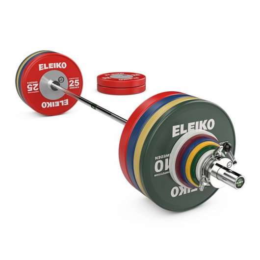 Eleiko WPPO Powerlifting Competition Set - 240,5 kg, Skivstångset