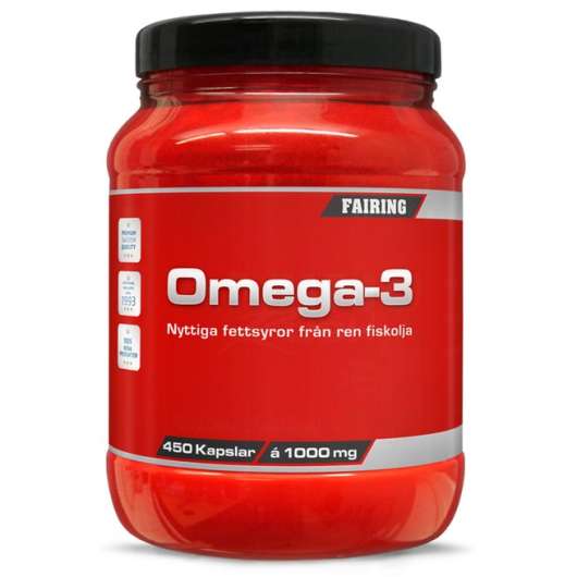 Fairing Omega-3, 450 caps, Omega-3 & Fettsyror