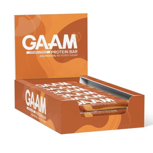 GAAM 12 x GAAM Protein bar, 55 g, Bars