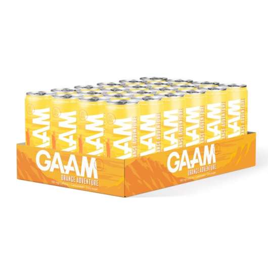 GAAM 24 x GAAM Energy, 330 ml, Energi paket