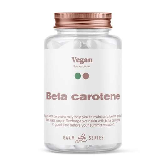 GAAM Life Series Vegan Beta carotene, 60 caps, Kosttillskott
