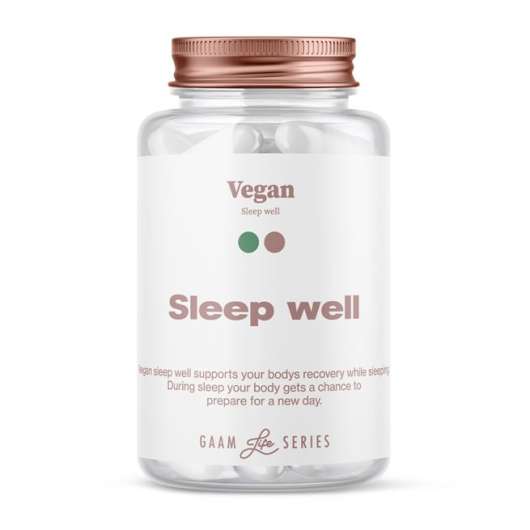 GAAM Life Series Vegan Sleep Well, 60 caps, Kosttillskott