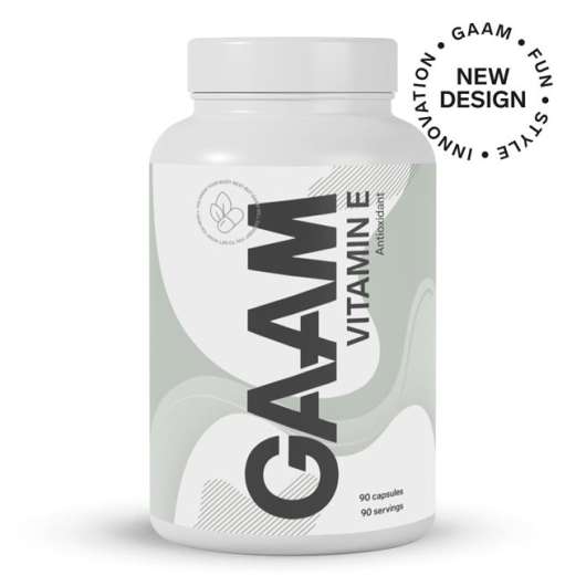 GAAM Vitamin E, 90 caps, Vitaminer