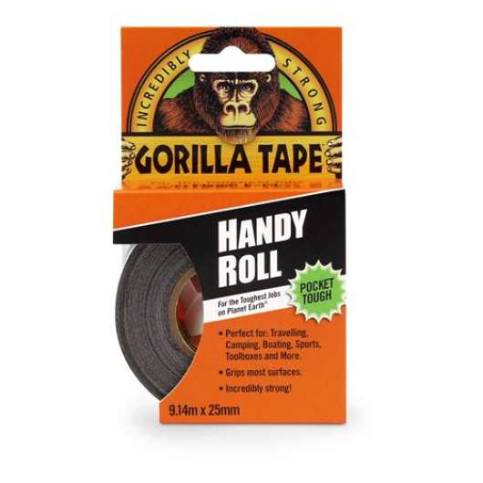 Gorilla Tape Svart Handy Roll