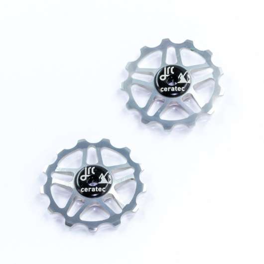 JRC 13T Ceramic Jockey Wheels | Keramiska rulltrissor Shimano 12s Silver
