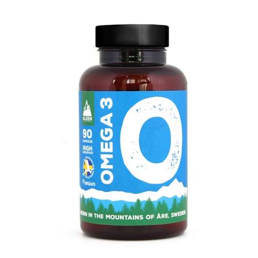 Kleen Omega 3 - 1000 mg, 90 caps, Omega-3 & Fettsyror