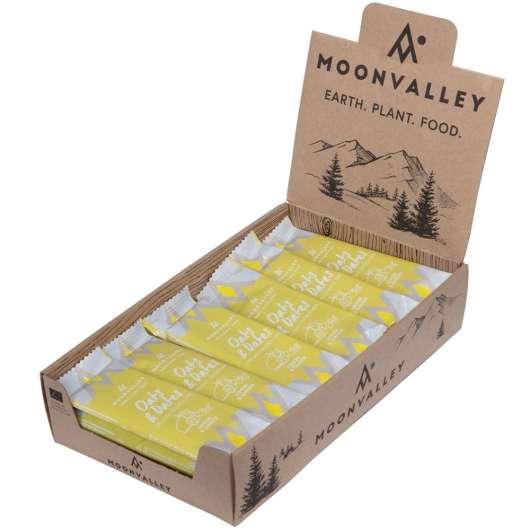 Moonvalley Ekologisk Energibar - Citron & Ingefära - Box 18 st