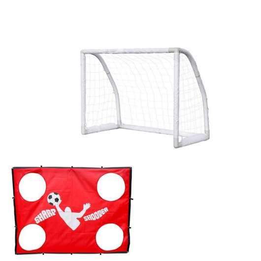 Nordic Play Soccer Goal Inkl. Sharp Shooter, Fotboll