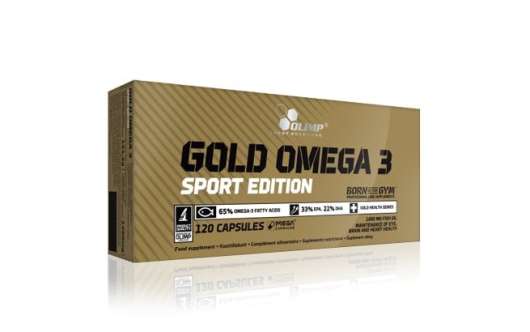 Olimp Sport Nutrition Gold Omega-3 Sport Edition, 120 caps, Omega-3 & Fettsyror