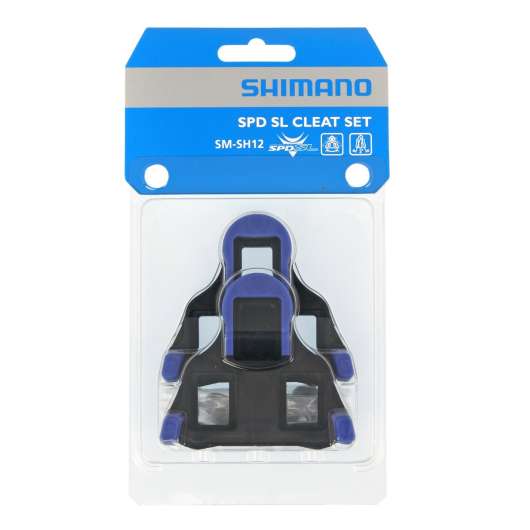 Shimano SM-SH12 Pedalklossar SPD SL | Blå 2 grader float