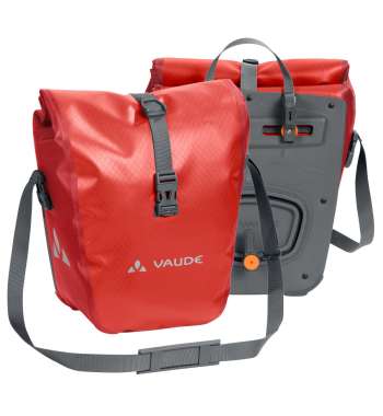 Vaude Aqua Front 28L | Cykelväskor 2-pack Röd